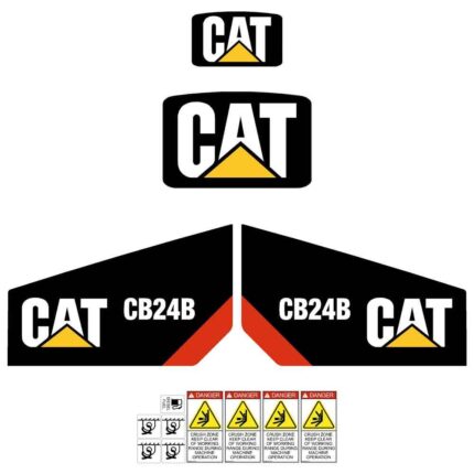 CAT CB24B Decal Kit
