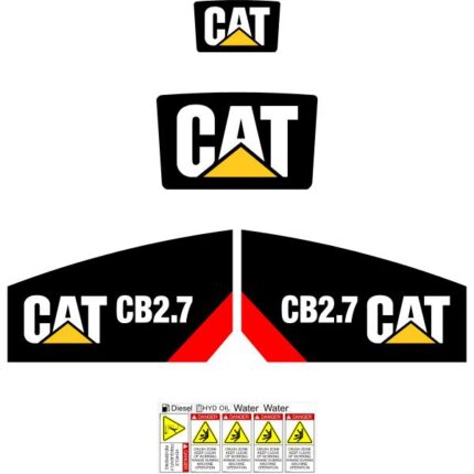 CAT CB2.7 Decal Kit