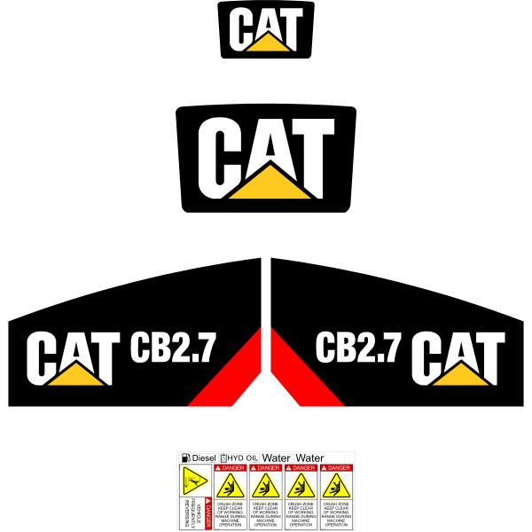 CAT CB2.7 Decal Kit CAT CB2.7 Decal Kit