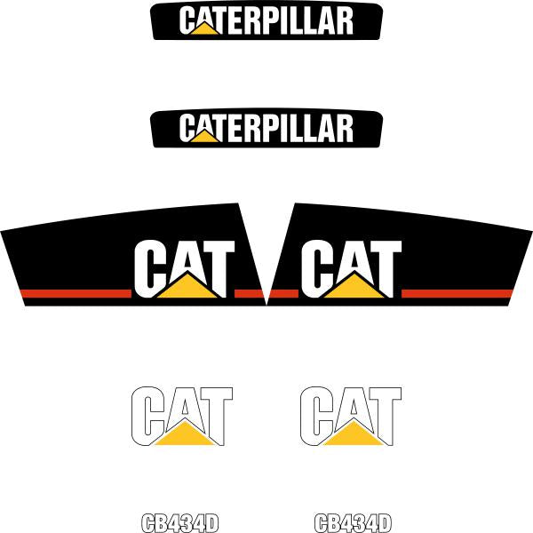 CAT CB434D Decal Kit CAT CB434D Decal Kit