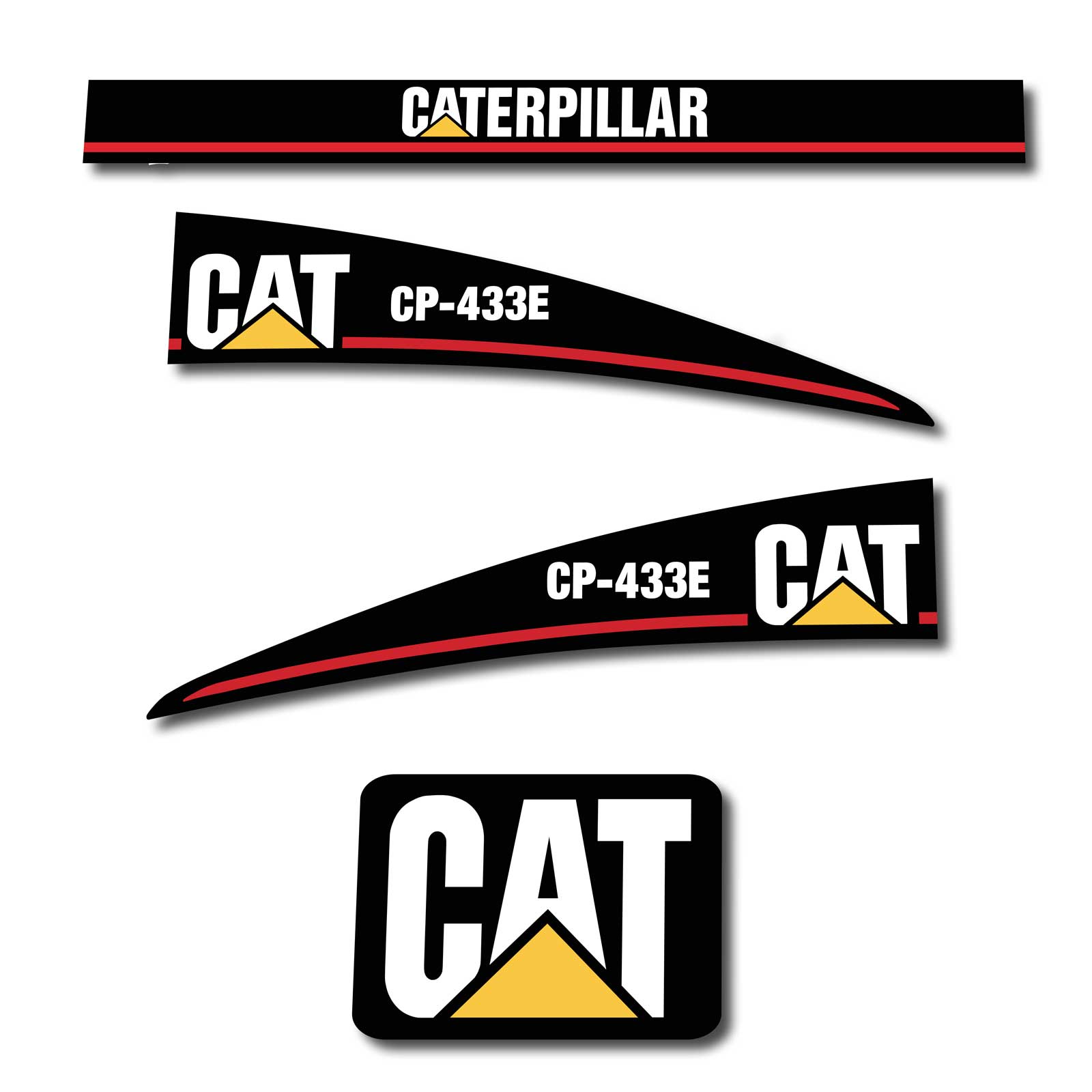 CAT CP433E Decal Kit CAT CP433E Decal Kit