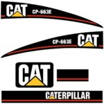 CAT CP663E Decal Kit