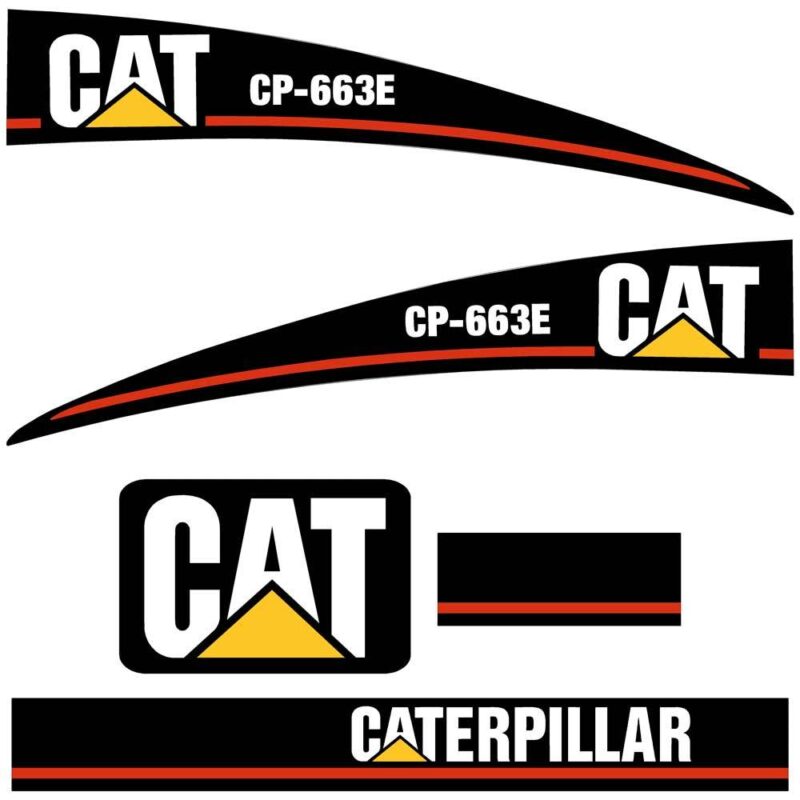 CAT CP663E Decal Kit
