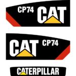 CAT CP74 Decal Kit