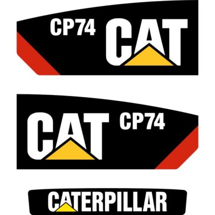 CAT CP74 Decal Kit