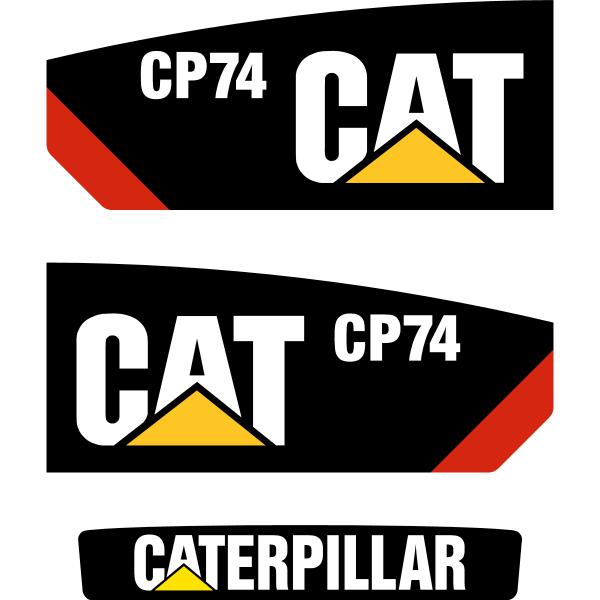 CAT CP74 Decal Kit CAT CP74 Decal Kit