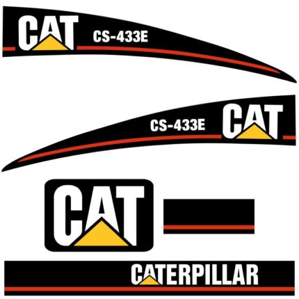 CAT CS433E Decal Kit