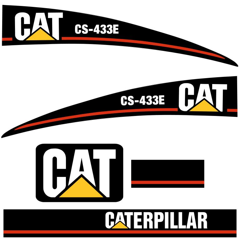 CAT CS433E Decal Kit CAT CS433E Decal Kit