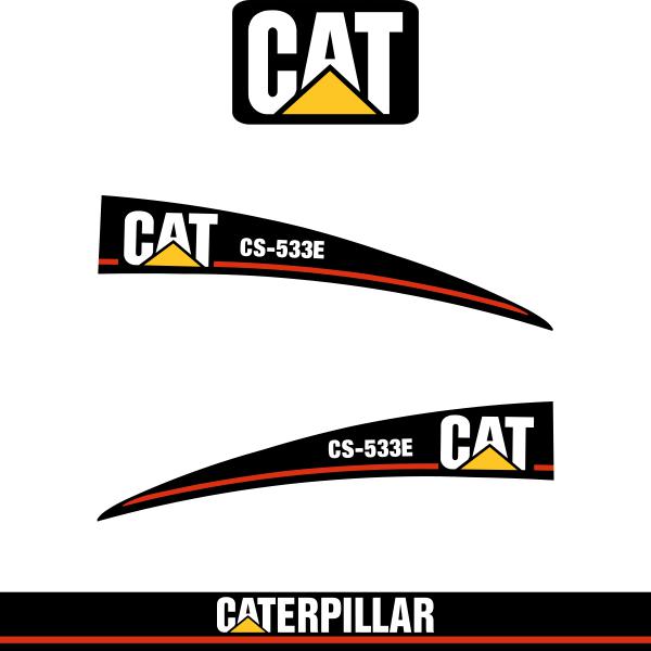 CAT CS533E Decal Kit CAT CS533E Decal Kit