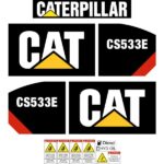 CAT CS533E Later Decal Kit