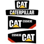 CAT CS583E Decal Kit