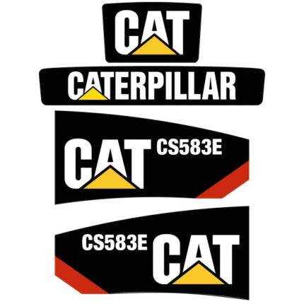 CAT CS583E Decal Kit