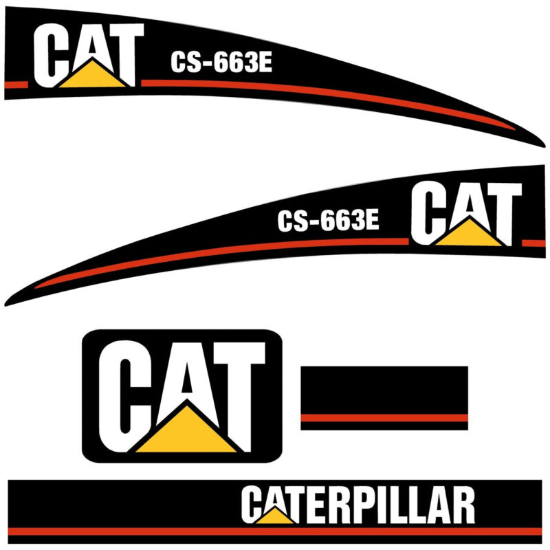 CAT CS663E Decal Kit