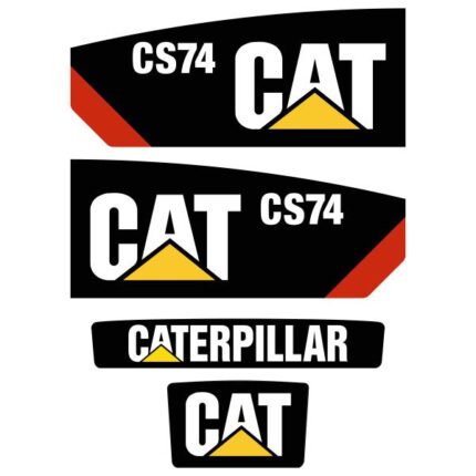CAT CS74 Decal Kit