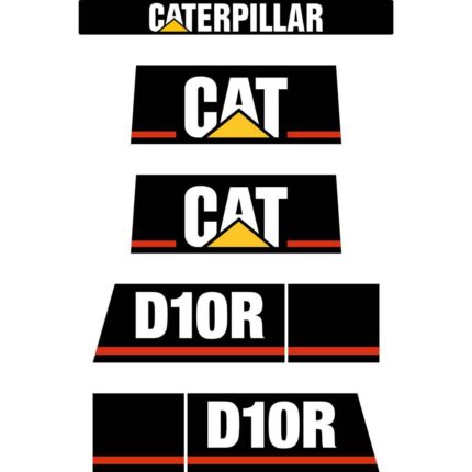 CAT D10R Decal Kit