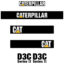 CAT D3C II Decal Kit