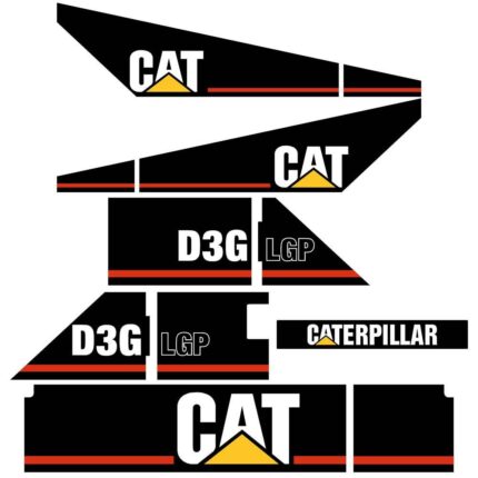 CAT D3G LGP Decal Kit