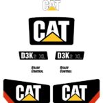 CAT D3K2 XL Decal Kit