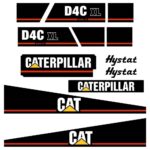 CAT D4C III Series 3 Decal Kit