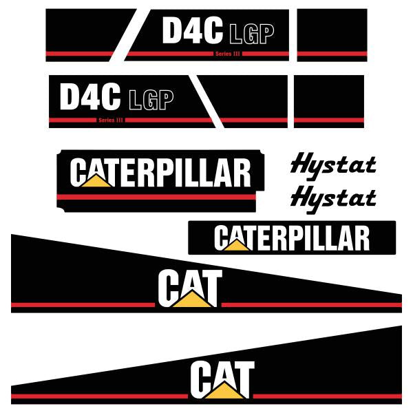CAT D4C III Series 3 LGP Decal Kit CAT D4C III Series 3 LGP Decal Kit