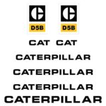CAT D5B Decal Kit