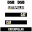 CAT D5B Decal Kit - Dozer - Later Style