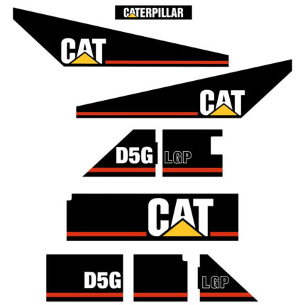 CAT D5G LGP Decal Kit