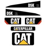CAT D5K XL Decal Kit