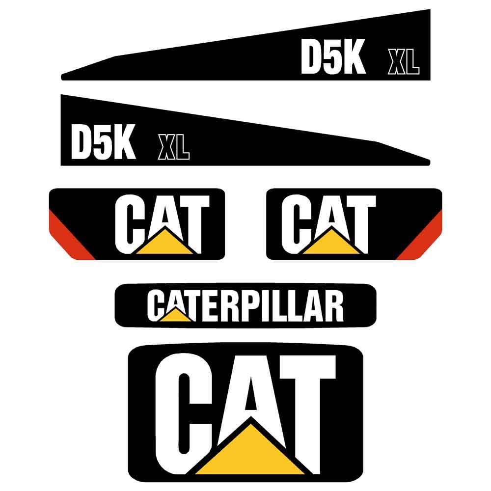 CAT D5K XL Decal Kit CAT D5K XL Decal Kit