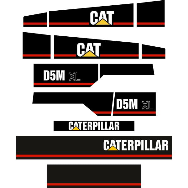 CAT D5M XL Decal Kit CAT D5M XL Decal Kit