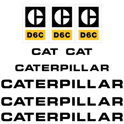 CAT D6C Decal Kit