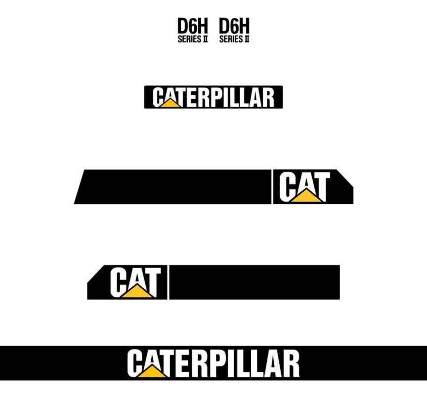 CAT D6H Series 2 Decal Kit