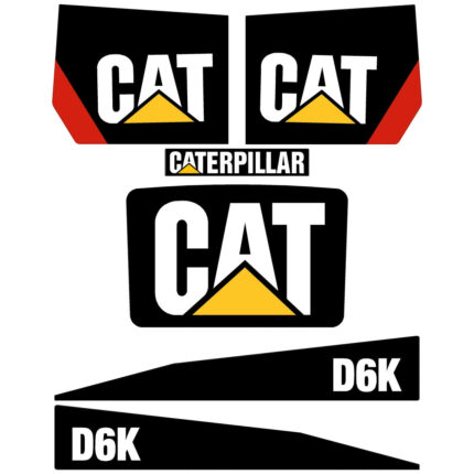 CAT D6K Decal Kit