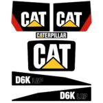 CAT D6K LGP Decal Kit