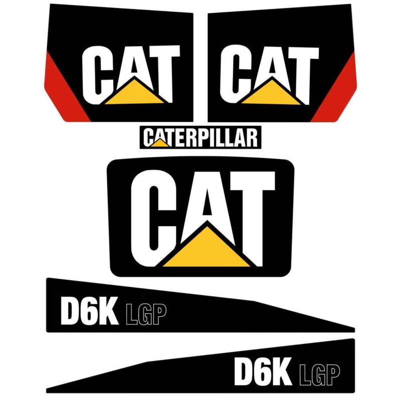 CAT D6K LGP Decal Kit