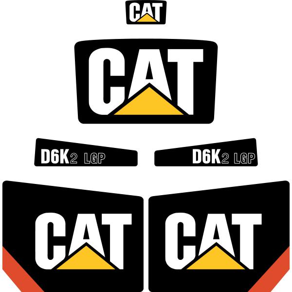 CAT D6K2 LGP Decal Kit CAT D6K2 LGP Decal Kit