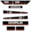 CAT D6M LGP Decal Kit