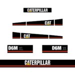 CAT D6M XL Decal Kit