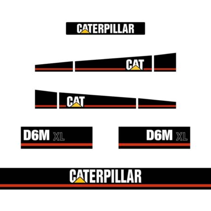 CAT D6M XL Decal Kit