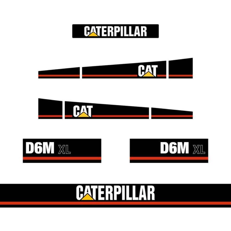 CAT D6M XL Decal Kit
