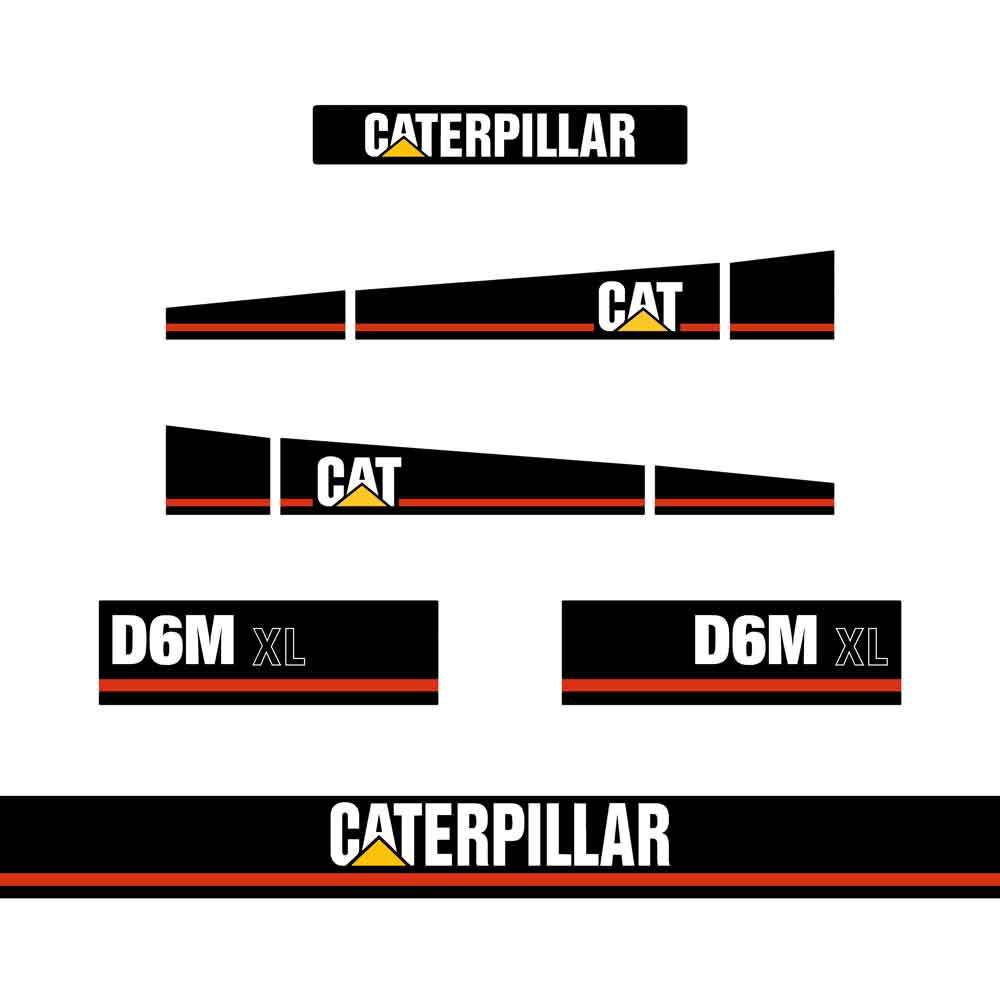CAT D6M XL Decal Kit CAT D6M XL Decal Kit