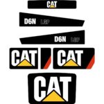 CAT D6N LGP Decal Kit - Dozer 2011 to 2015