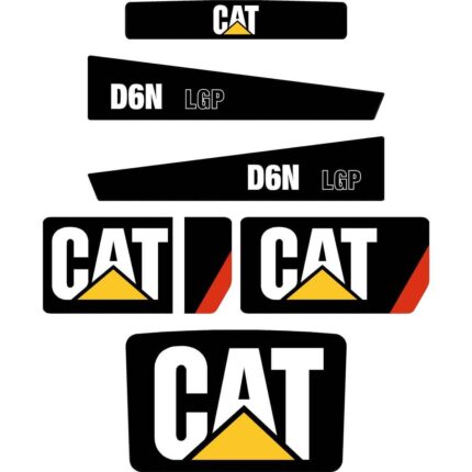 CAT D6N LGP Decal Kit - Dozer 2011 to 2015