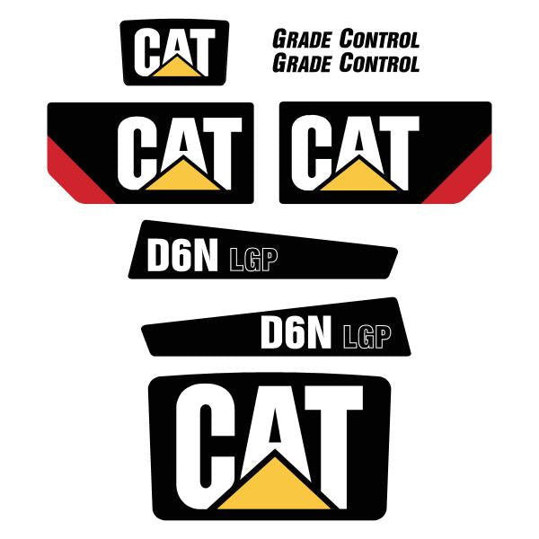 CAT D6N LGP Decal Kit - Dozer LATER STYLE CAT D6N LGP Decal Kit - Dozer LATER STYLE