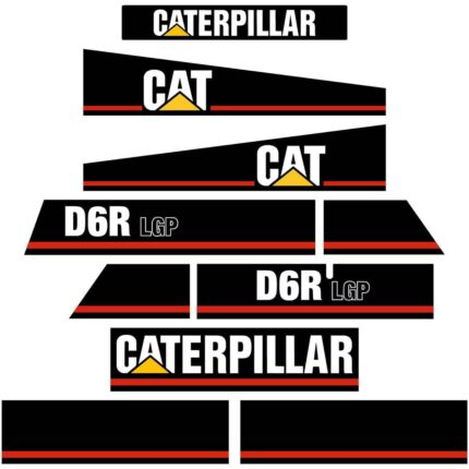 CAT D6R LGP Decal Kit