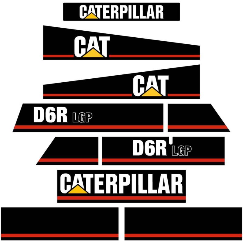 CAT D6R LGP Decal Kit
