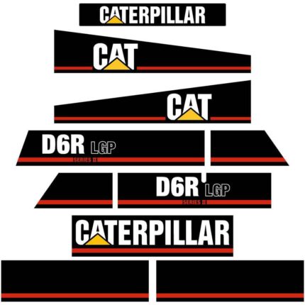 CAT D6R LGP Series 2 Decal Kit
