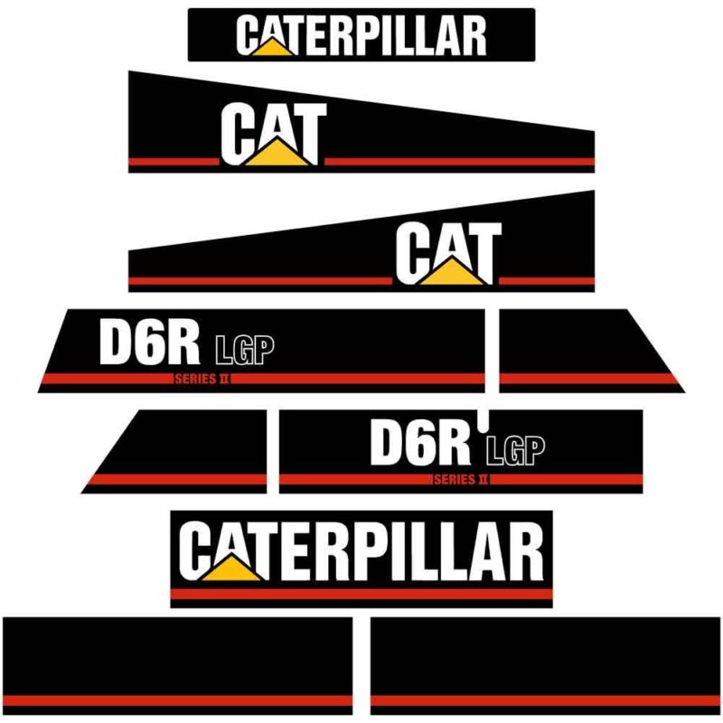 CAT D6R LGP Series 2 Decal Kit