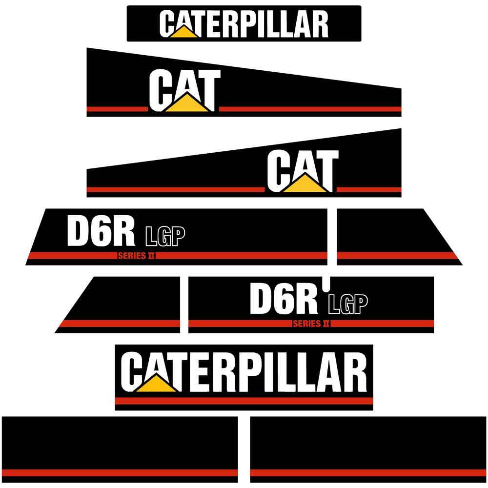 CAT D6R LGP Series 2 Decal Kit CAT D6R LGP Series 2 Decal Kit