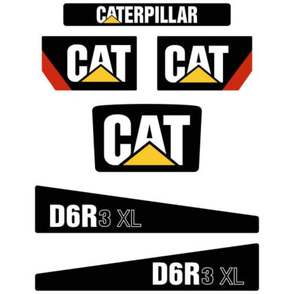 CAT D6R S3 XL Decal Kit
